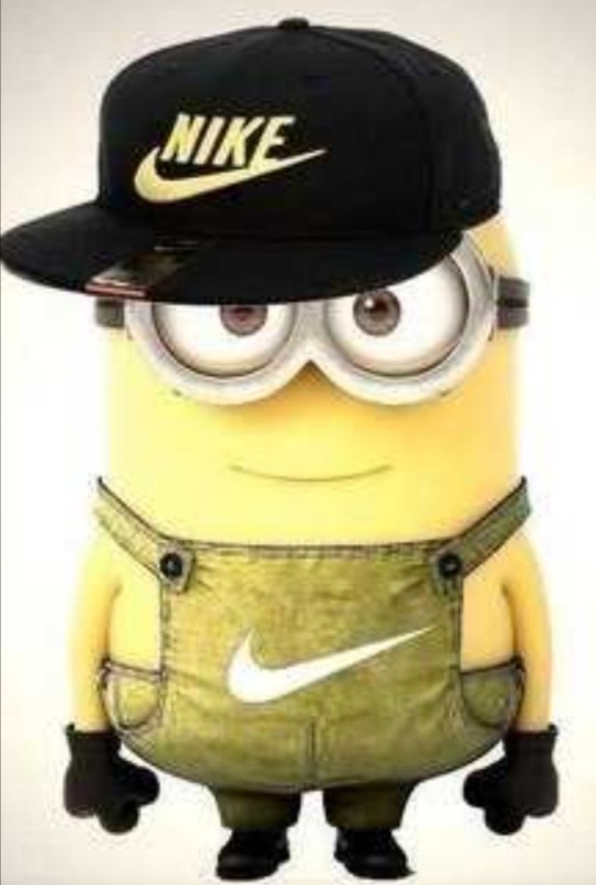 Create meme: funny minion, cool minion, minion Nike