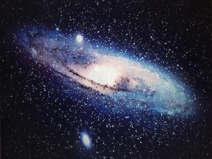Create meme: galaxy space, the milky way