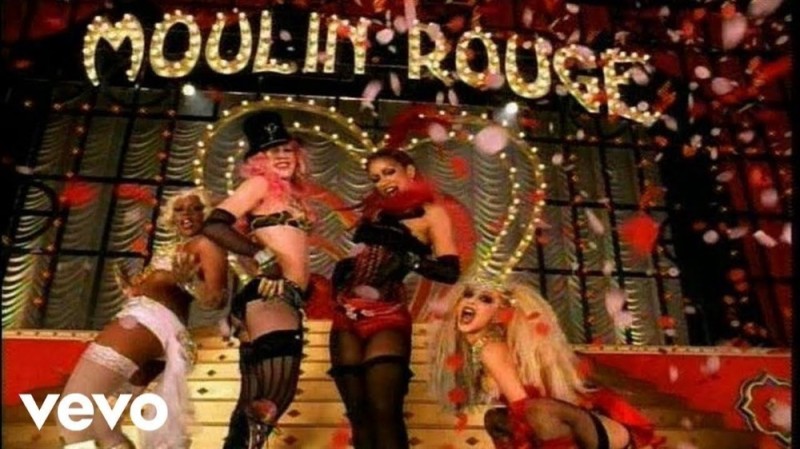 Create meme: moulin rouge, lil kim moulin rouge, Aguilera in the movie Moulin Rouge