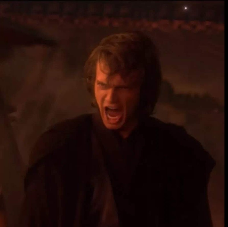 Create meme: Anakin meme, Anakin Skywalker evil, anakin star wars