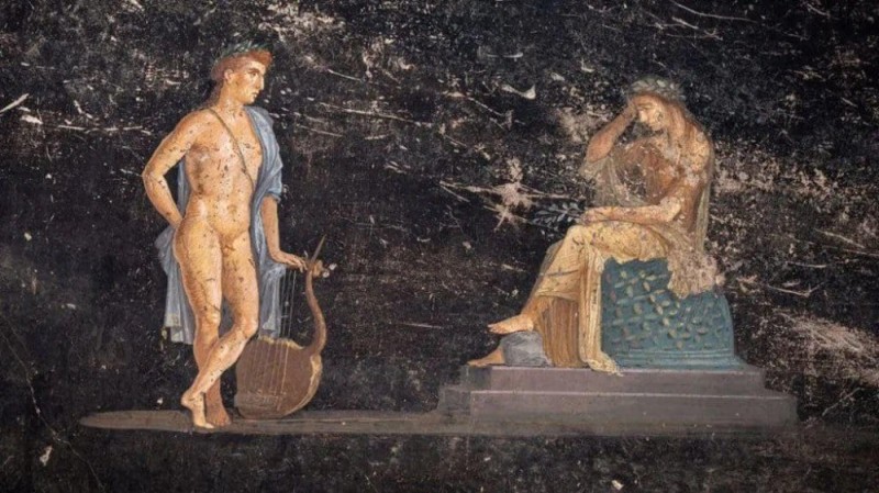 Create meme: Pompeii frescoes, Pompeian fresco of ancient Rome, Ancient Rome Pompeian fresco style