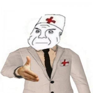 Create meme: Durka meme, Durka meme medic, the doctor meme