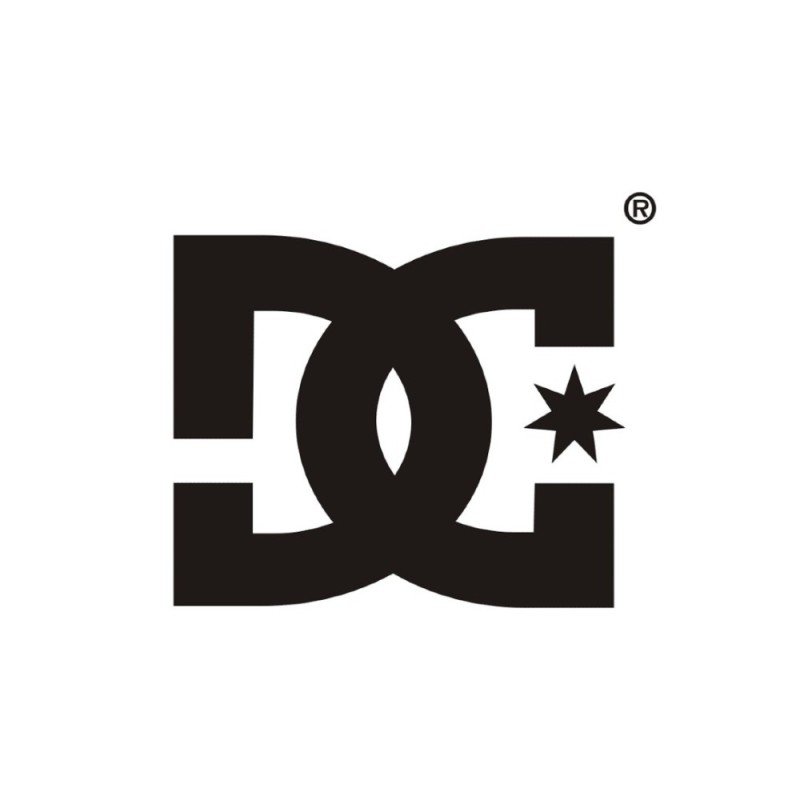 Create meme: dc shoes brand, dc shoes sticker, dc logo