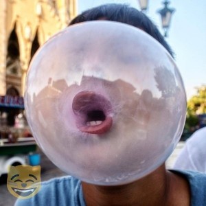 Создать мем: жвачка пузырь большой, bubble bubble bubble gum, лицо