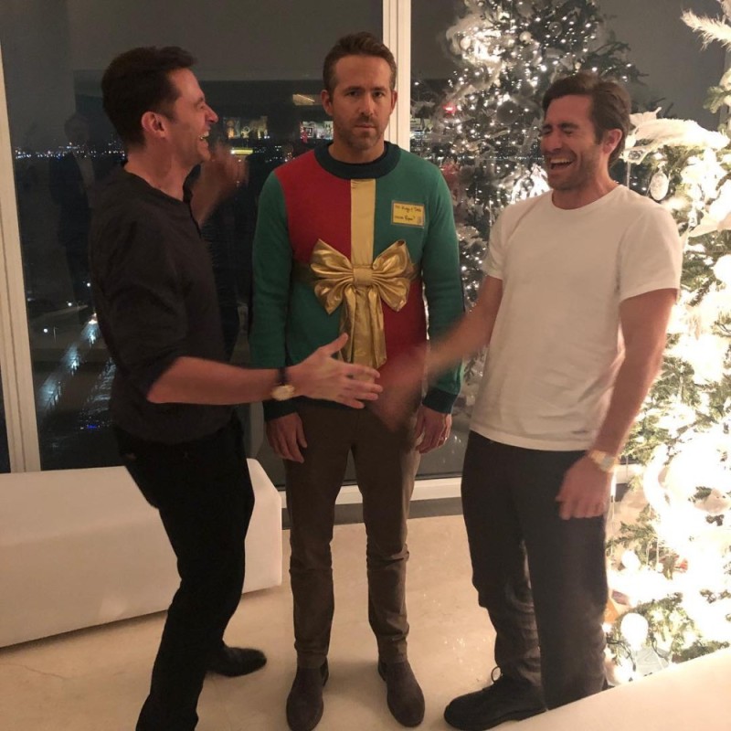 Create meme: Ryan Reynolds Hugh Jackman and Jake Gyllenhaal Sweater, screenshot , Ryan Reynolds in a sweater