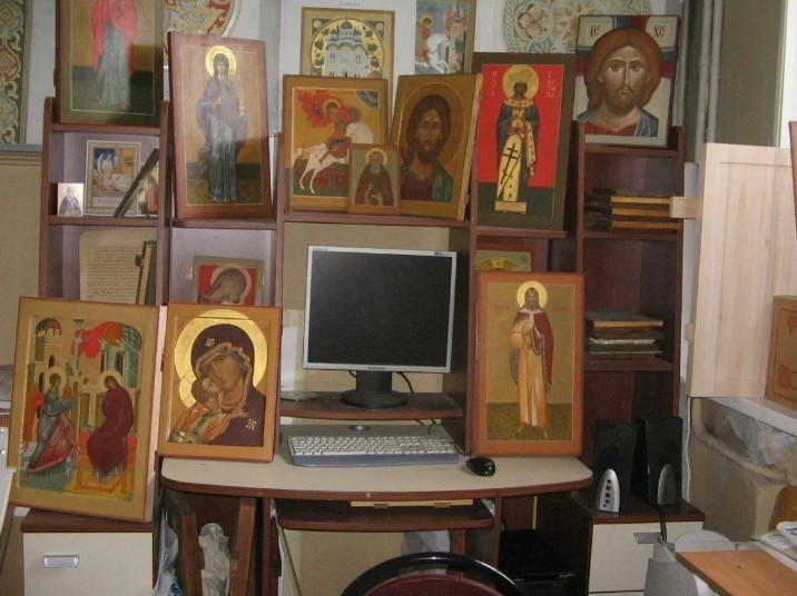 Create meme: Save and preserve the meme, icons of the house, icon painting school Pokrovsky Cathedral Voronezh