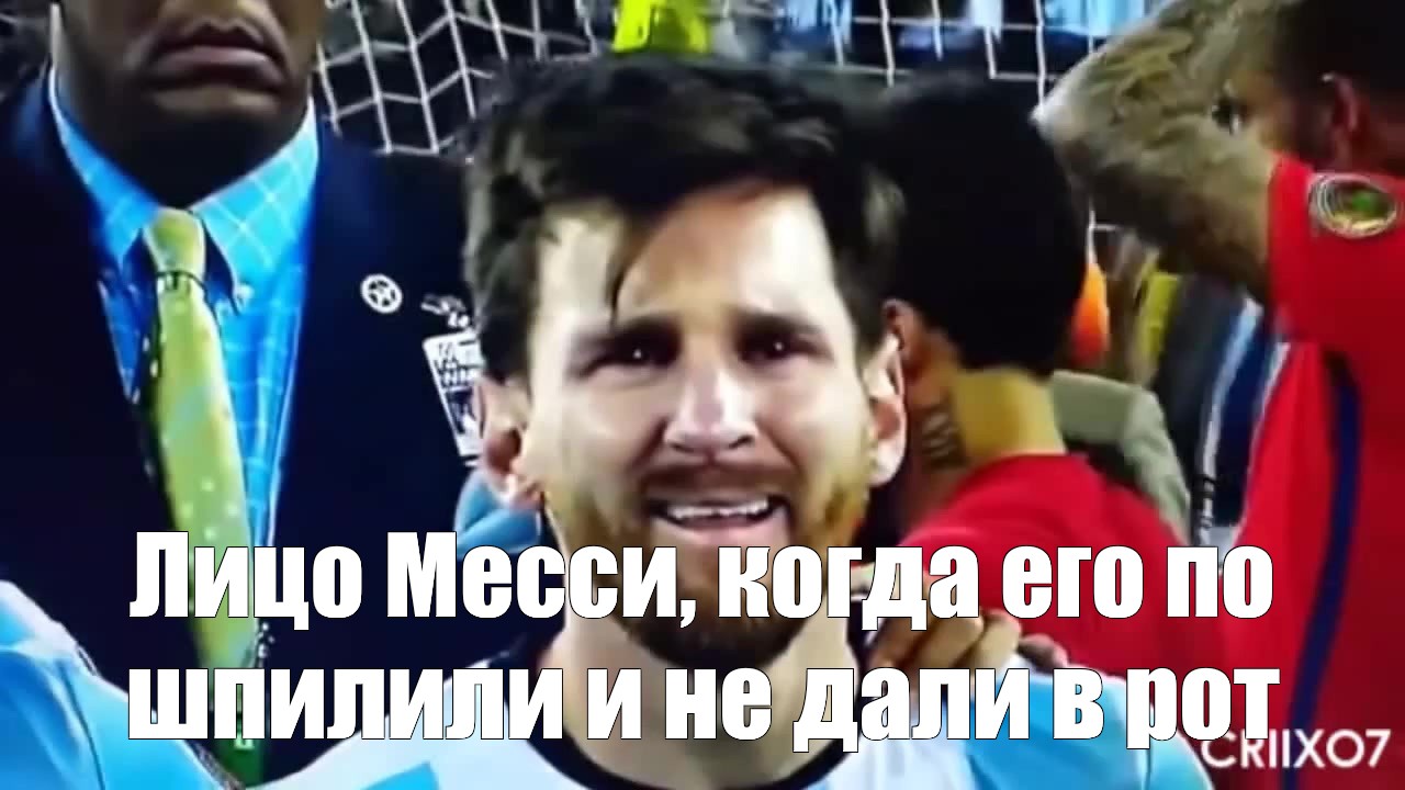 #Messi crying. 