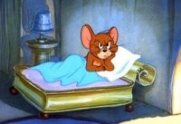 Create meme: go to bed, tom and jerry, the night before my birthday
