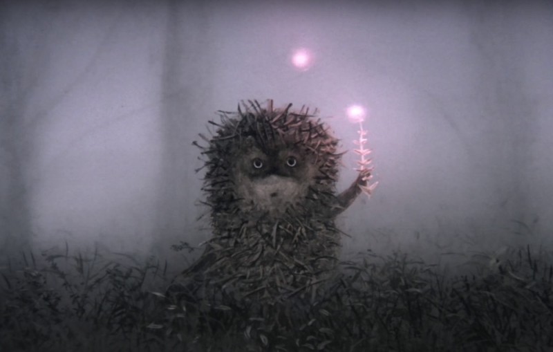 Create meme: hedgehog in the fog, Norstein hedgehog in the fog, hedgehog in the fog meme