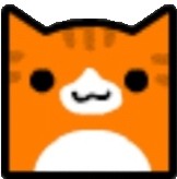 Создать мем: геометрия даш оранжевый котик, иконка котика в геометрии даш, куб кот geometry dash