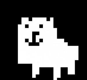 Create meme: pixel, annoying dog tales of zestiria, undertail Toby Fox