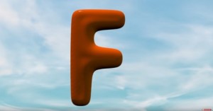 Create meme: logo, clipart large letters you, letter f