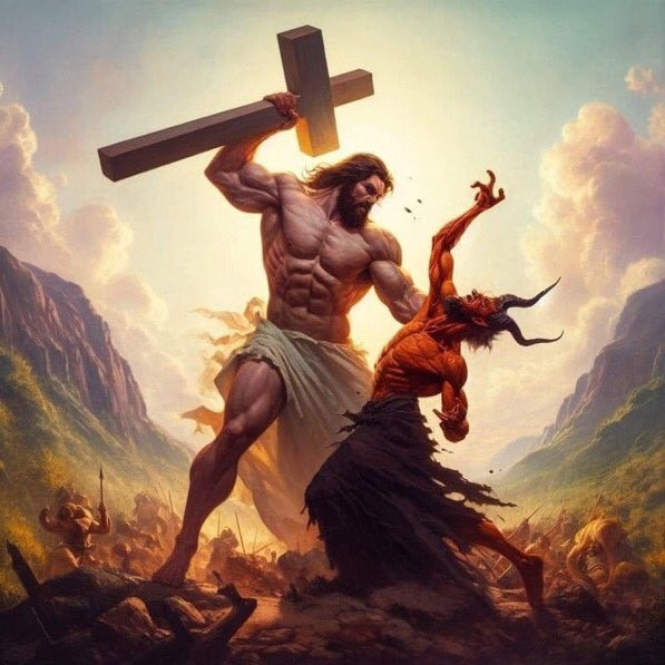 Создать мем: the crucifixion of st andrew, накаченный иисус, накаченный христос