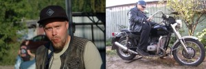 Create meme: people, male, motorcycles Ural
