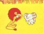 Создать мем: львенок из советского мультика, про полосатого слоненка мультфильм 1971, про полосатого слоненка