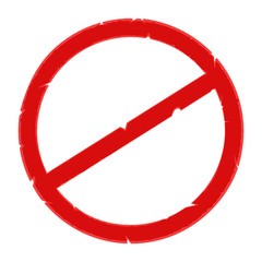 Создать мем: знак запрета пнг, запрещающий знак на прозрачном фоне, красный перечеркнутый круг