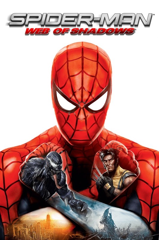 Create meme: spider-man , spider-man: web of shadows, spider man web of shadows cover