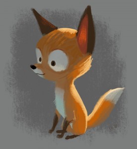 Create meme: Fox art, drawing foxes, illustration of a Fox