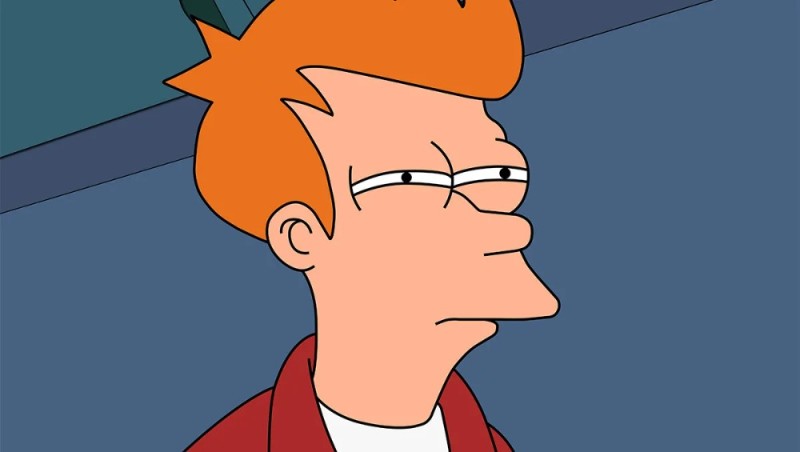 Create meme: fry from futurama , futurama meme, futurama fry is suspicious