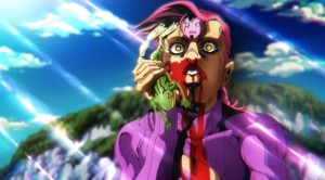 Create meme: jojo's bizarre, jjba doppio, doppio jojo anime