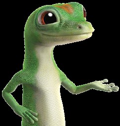 Создать мем: геккон, геккон из мультика, geico gecko