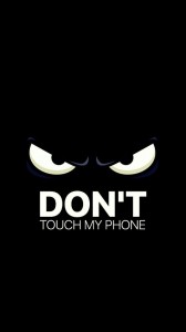 Создать мем: don touch mu phone, экран блокировки не трогай мой телефон, don't touch my sonic