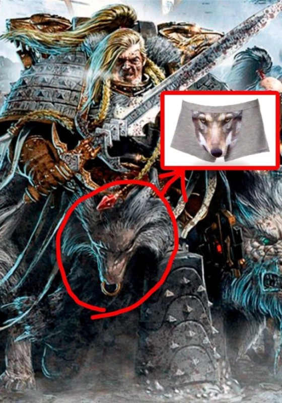 Create meme: warhammer 40,000 leman russ, Leman russ the werewolf, warhammer 40k burning of prospero