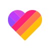 Create meme: app likes photo logo, photo likee app heart, like the app Makar