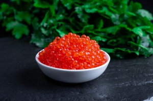 Create meme: red caviar
