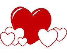 Создать мем: valentine, сердечко, red heart