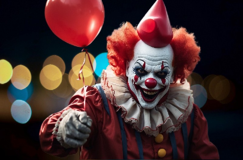 Create meme: horror clown, pennywise the clown, funny clown