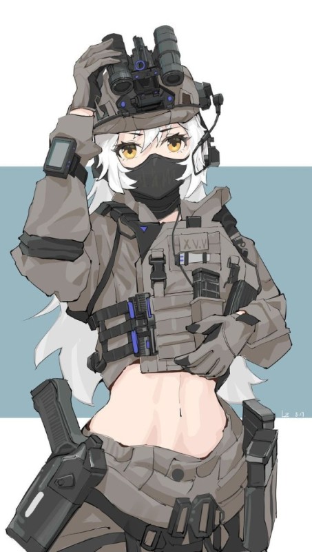 Create meme: anime military, anime military, anime girl