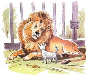 Создать мем: обложка книги лев и собачка, иллюстрация к рассказу лев и собачка, рассказ толстого лев и собачка