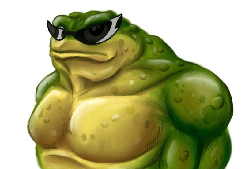 Create meme: toad , Battletoads the frog, toad sticker