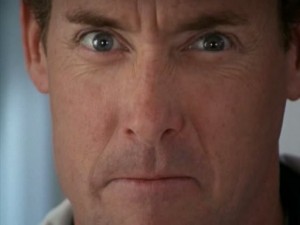 Create meme: hard look clinic, John C. McGinley, clinic doctor Cox