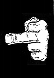 Создать мем: orta parmak, finger, middle finger