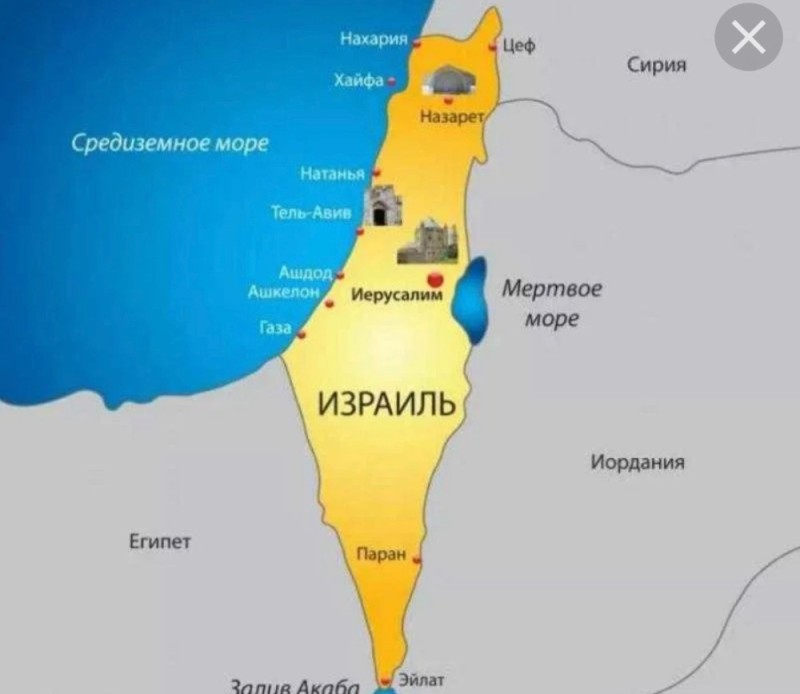 Create meme: map of israel, map of israel with cities, map of israel in russian