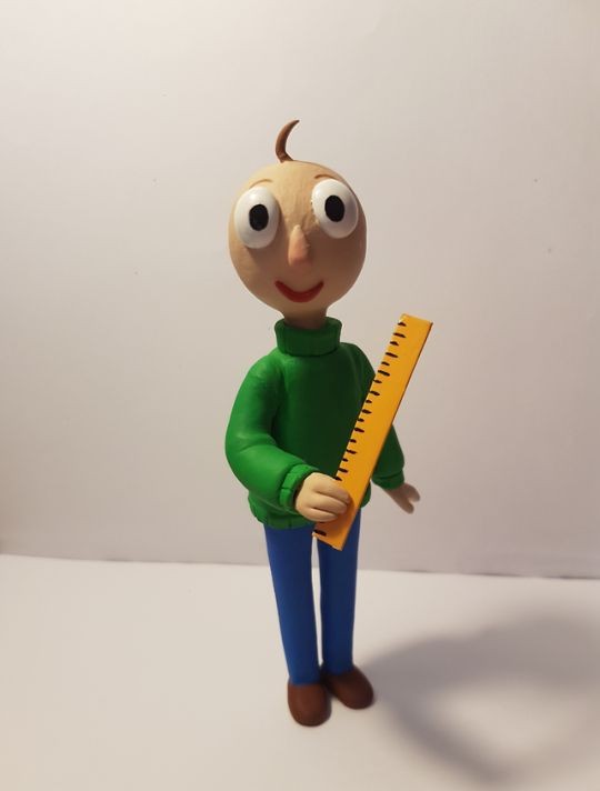 Create meme: baldi's basics, baldi basics, baldi made of plasticine