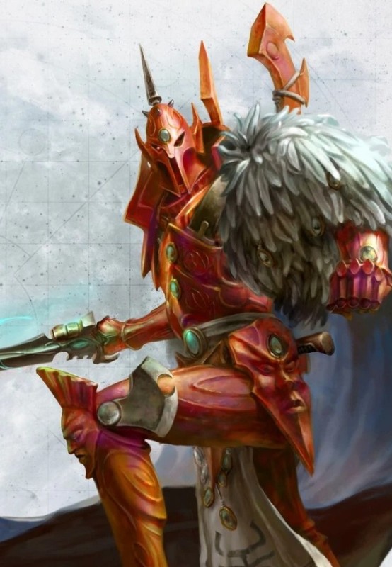 Create meme: The Visarch of Warhammer, The Eldar of Innari, Warhammer era of Sigmar