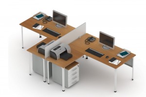 Create meme: office Desk