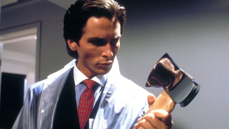 Создать мем: патрик бэйтмен, christian bale american psycho