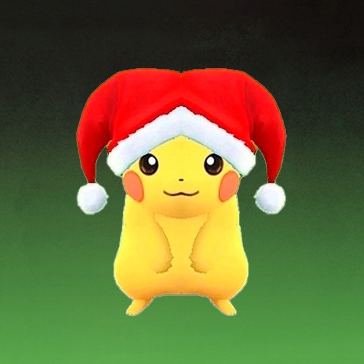 Create meme: Pikachu Santa, pikachu, Pikachu in a hat