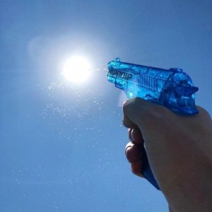 Create meme: Twitter, water gun in the sun