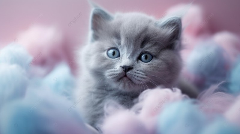Создать мем: милые котята, котенок розовый, котята