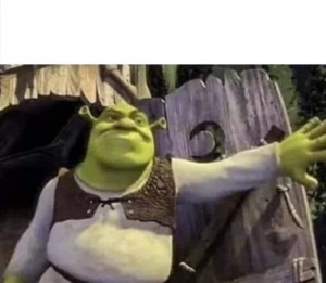 Create meme: Shrek Shrek, Shrek somebody once, Shrek