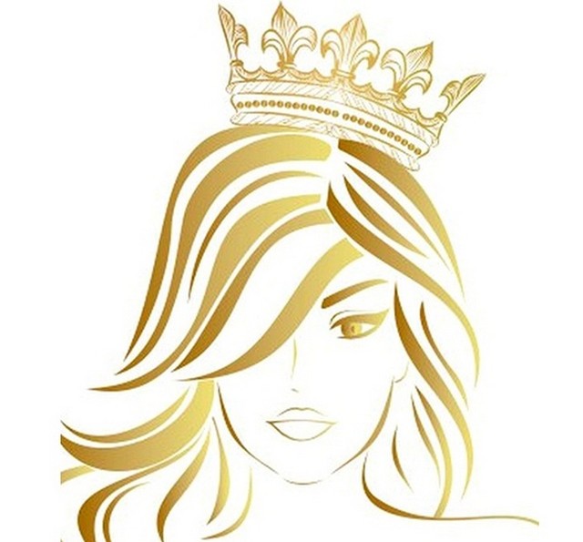 Create meme: logo the girl with the crown, The girl in the crown, logo beauty contest