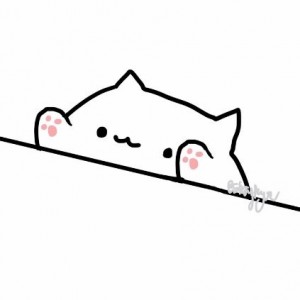 Создать мем: animated gif, bongocat, гифка bongo cat full