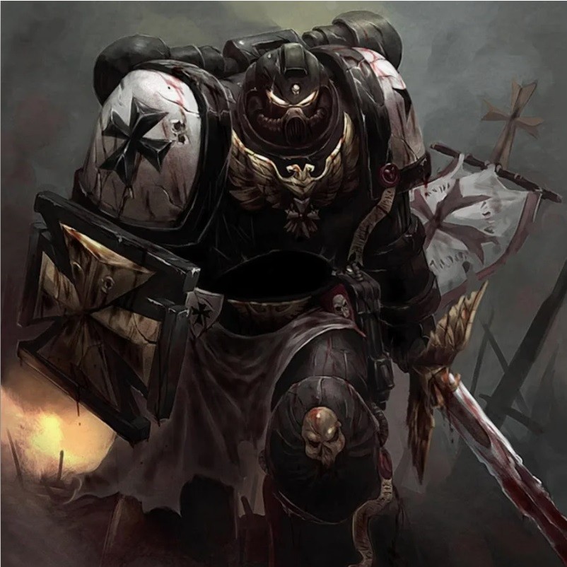 Create meme: black Templars, Warhammer 40,000 Black Templars, The Black Templars of Warhammer 40,000