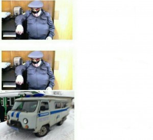 Create meme: Alexander Khazov Novosibirsk, the meme about policeman Bobby, memes about the robbery