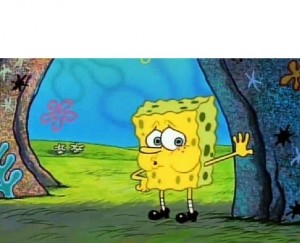 Create meme: spongebob meme exhales, spongebob tired, spongebob meme phew